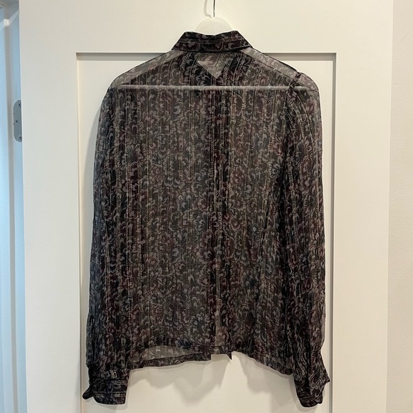 Sheer Dries Van Noten blouse size small / medium - Picture 8 of 11